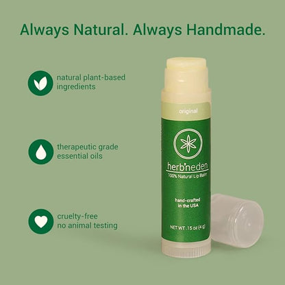 Herb’N Eden Original Lip Balm Pack of 3