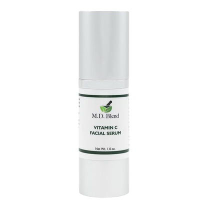 Professional Vitamin C Serum for Face with L-Ascorbic Acid 10% and Hyaluronic Acid. Refreshing Anti-Aging Face Treatment. Illuminating Hydrating Serum for Women and Men. 1floz Pump