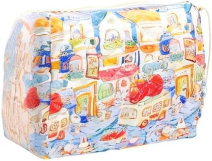 Pazimiik cotton makeup bag for