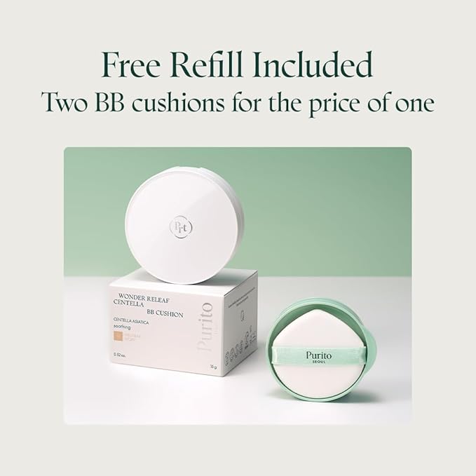 PURITO SEOUL Wonder Releaf Centella BB Cushion #23 0.52 fl.oz 15g