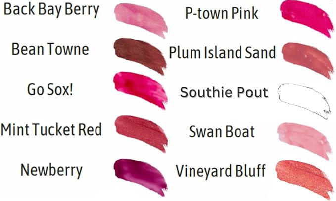 Mint Tucket Red Lip Gloss (.25oz) - Naturally Refreshing Vegan Lip Gloss with Aloe, Vitamins C & E, Spearmint Extract