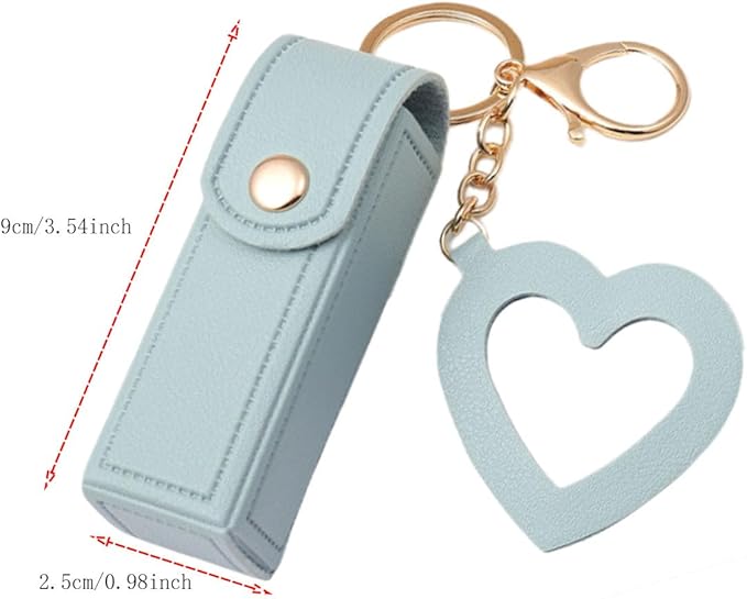 Lipstick Organizer with Mirror Portable Lipstick Holder Lip Organizer