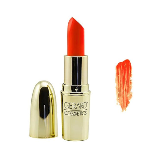 Gerard Cosmetics Lipstick Mai Tai | Orange Lipstick with Luxe Satin Finish | Highly Pigmented, Smooth Formula with Hydrating Ingredients | Long Lasting | Cruelty Free & Made in USA