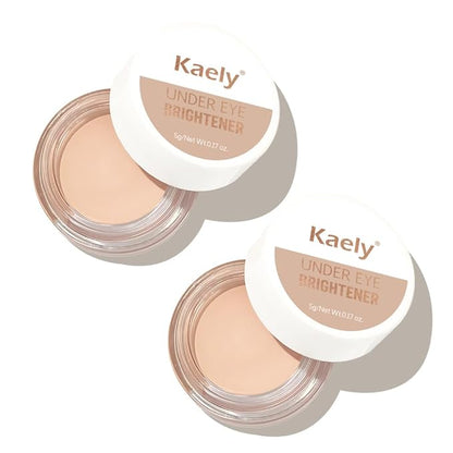 evpct 2Pcs under Eye Brightener, Nourishing Luminous under 04# Light