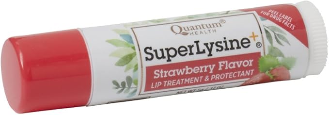 Quantum Health SuperLysine+ Lip Sunscreen Coldstick|Strawberry|Herbal