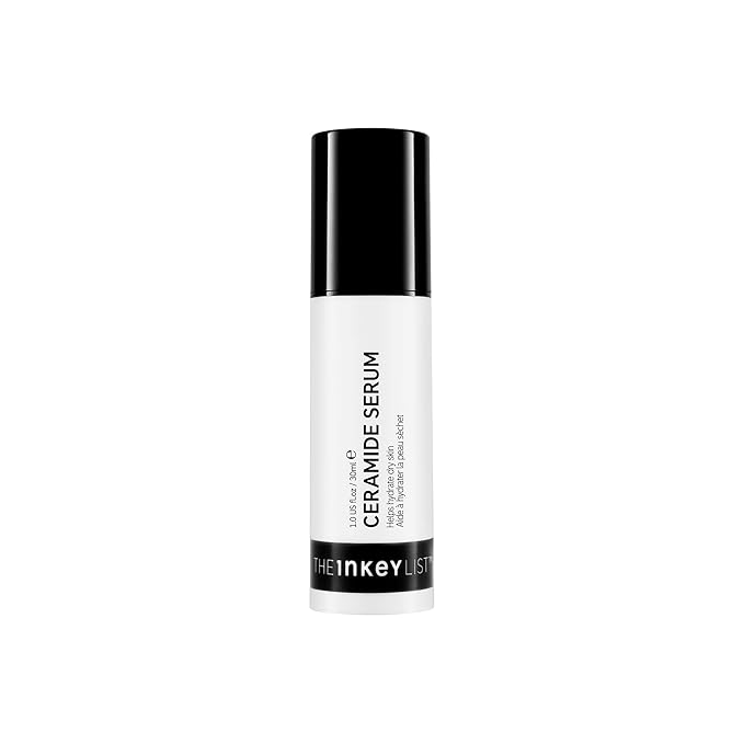 The INKEY List Ceramide Serum, Overnight Cream with Hyaluronic Acid to Rehydrate and Soothe Dry Skin, 1.01 fl oz