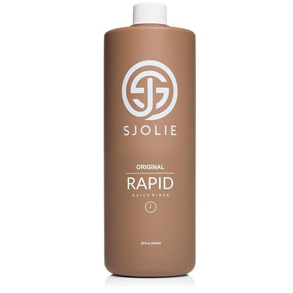 SJOLIE Rapid Spray Tan Solution - Ultra One Hour Express Tan - Olive Base | Sunless Tanner for a Fast Drying, Vegan-Friendly, Radiant Glow (32oz)