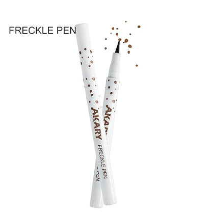 AKARY Freckle Pen Professional Lifelike Face Concealer Point Natural coffee)