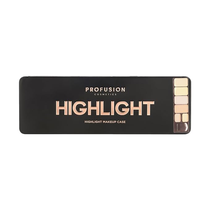 Profusion Cosmetics Highlight Makeup Case - 5.10z Clear