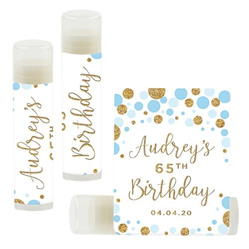 Andaz Press Personalized Milestone Birthday Party Glitter