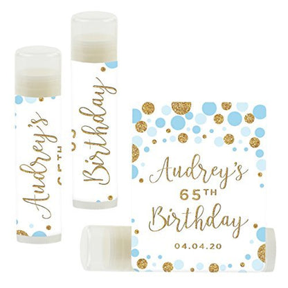 Andaz Press Personalized Milestone Birthday Party Glitter