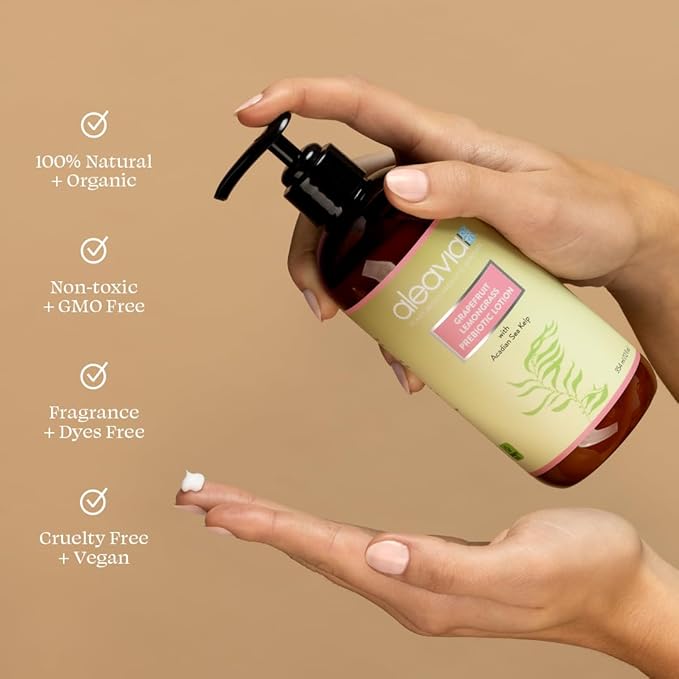 Aleavia Grapefruit Lemongrass Prebiotic Body Lotion