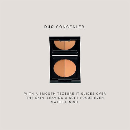 Duo Concealer - Double-Shade Compact Creamy Concealer - 1 Oz