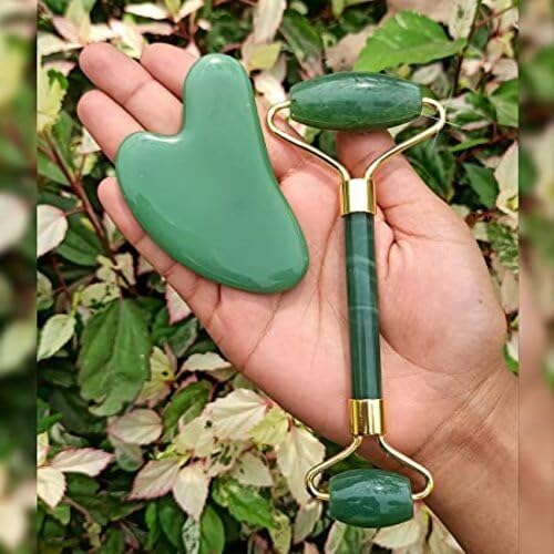 Green Jade Roller & Gua Sha Stimulating