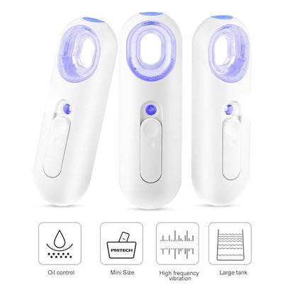 Nano Facial Mister, 25Ml Mist Sprayer, Portable Nano Atomization Machine Handy Mist Spray Facial Steamer Nebulizer Face Moisturizing for Hydrating Face Dry
