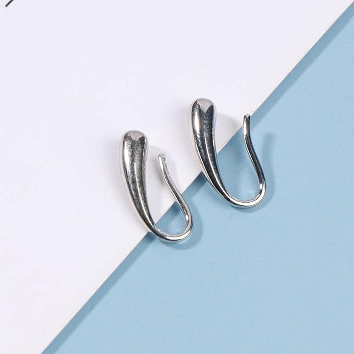 Vintage Water Drop Earrings Gold Teardrop