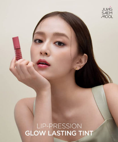JUNG SAEM MOOL OFFICIAL LIP-PRESSION Glow lasting Tint (Pinky Mauve)