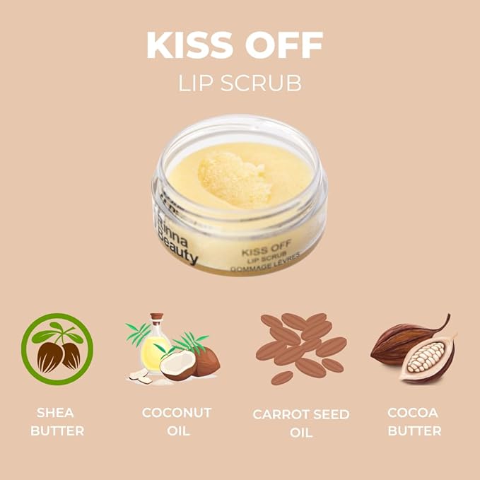 Rinna Beauty Kiss Off Lip Scrub, oz