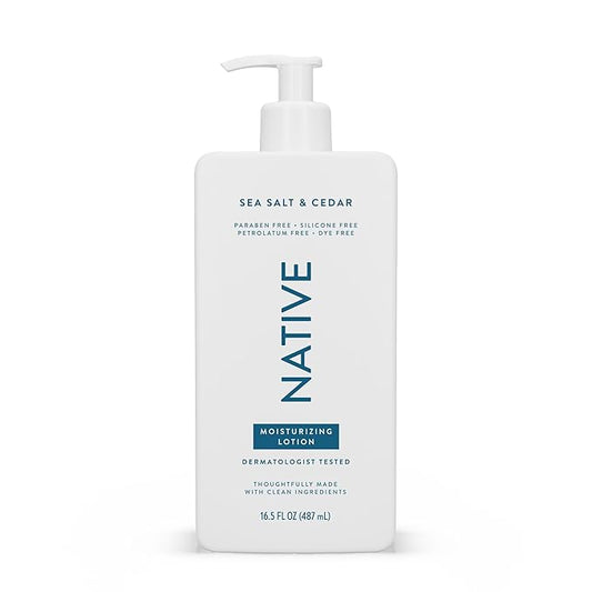 Native Body Lotion Contains Naturally Derived