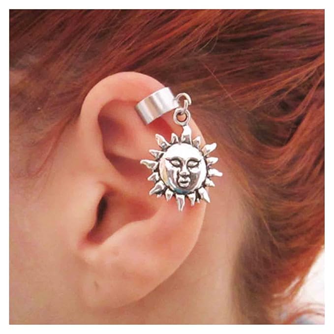 Vintage Elephant Ear Cuff Earrings Non Pierced Cuff