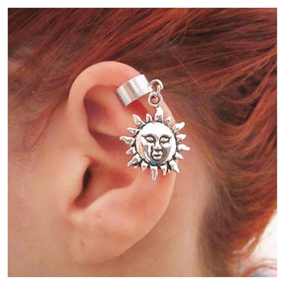 Vintage Elephant Ear Cuff Earrings Non