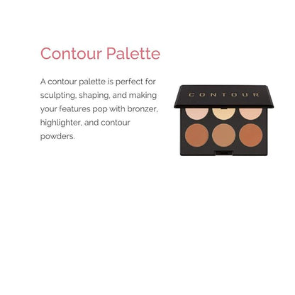 Elizabeth Mott Bronzer Contour Kit & Highlighting Powder Natural Glow