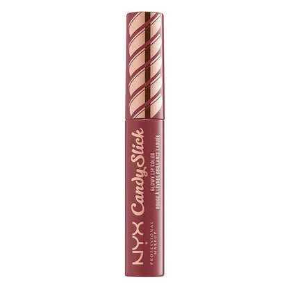 NYX PROFESSIONAL MAKEUP Candy Slick Glowy Lip Color Gloss - S'more Please (Neutral Mauve)