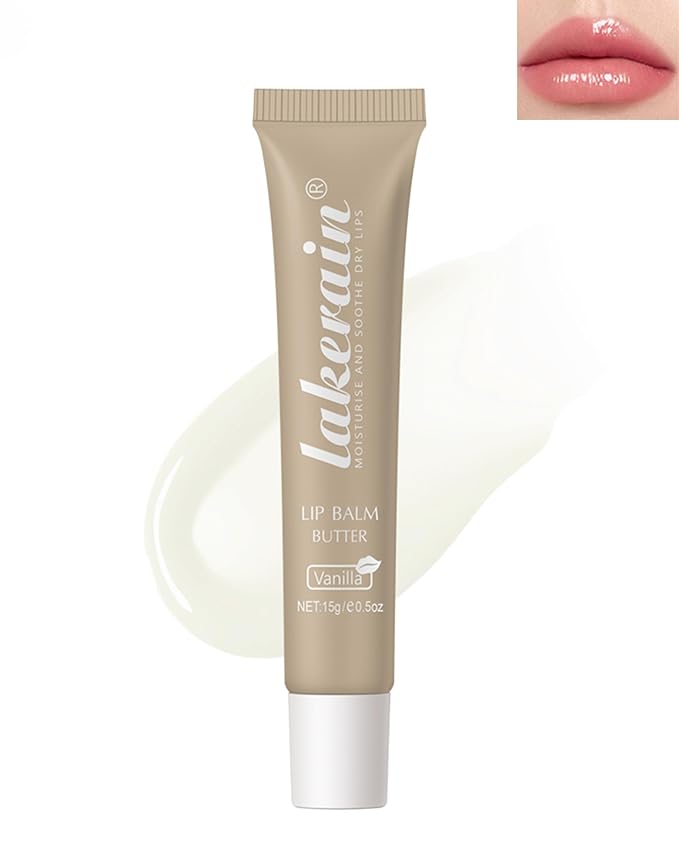 Lip Butter Balm Vanilla,Hydrating Tinted Butter Gift