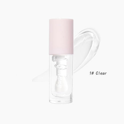 MAEPEOR Clear Glossy Lipgloss 5 Colors Nourishing High-shine Glossy Lipgloss Luscious-colors Non-Sticky Shine Glossy Lipgloss (Clear)