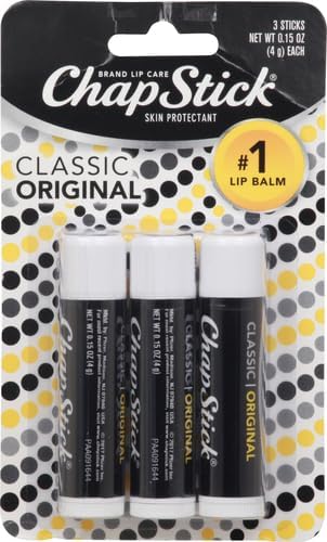 ChapStick Classic Original Lip Balm Tubes,