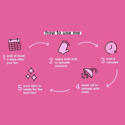 b.tan Self Tan Remover | Tan Go Away - Fast Sunless Tanner Eraser that Leaves Skin Prepped & Primed For Your Next Fake Tan, Vegan & Cruelty Free, Gentle Formula, 6.7 Fl Oz