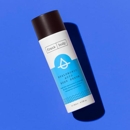 Frank Body Hyaluronic Acid Body Serum | Vegan & Cruelty-Free | Fast Absorbing Hydration & Barrier Protection | With Niacinamide 3%, Ceramides, and Hyaluronic Acid (4.73 fl oz/ 140mL)