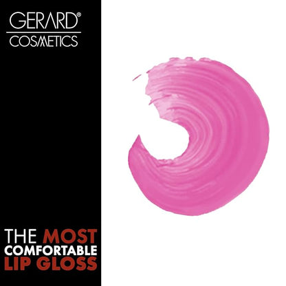 Gerard Cosmetics Supreme Lip Creme Electric Rose | Highly Pigmented, Fully Opaque, Hot Pink Lip Gloss | Nourishing, Hydrating, Liquid Lipstick for Full Coverage Lip Color