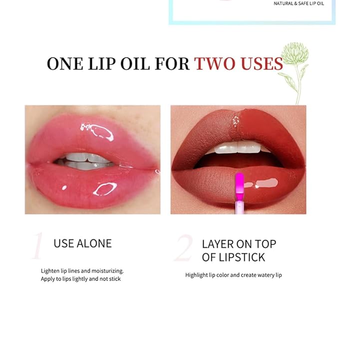 Mysense Color Changing Lip Oil, Magic Lip Gloss Changing