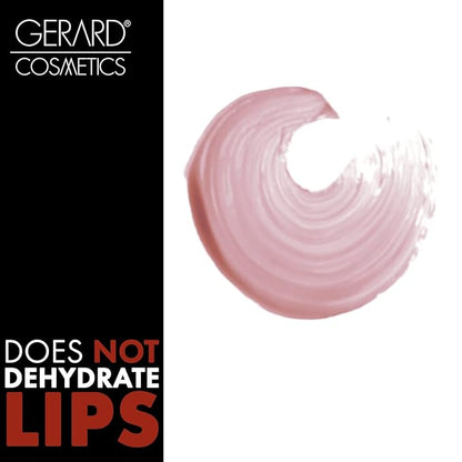 Gerard Cosmetics Color Your Smile Lip Gloss Butter Cream | Super Pigmented Pink Lip Gloss with LED Light and Mirror | Shiny Finish | Hydrating Liquid Lip Color | Cruelty Free and Made in USA