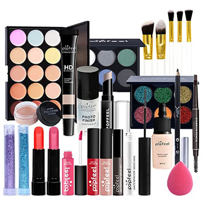 All-in-one Makeup Set Holiday Gift | Full Makeup