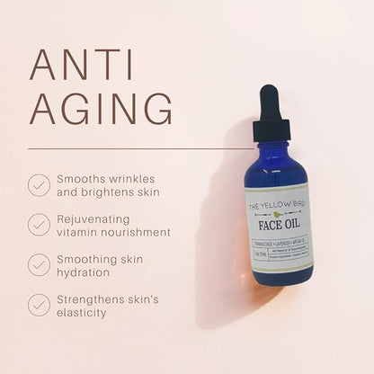 Argan Face Oil Cleanser. Moisturizing Anti Aging Natural & Organic Facial Serum for Acne, Spots, Scars, and Wrinkles. Hydrating Botanic Blend for Youthful Glow. (Argan, 2 oz)