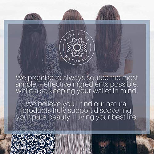 Pure Body Naturals Vitamin C Serum Dark Spot Corrector for Face, with Hyaluronic Acid and Vitamin E - Brightening Dark Spot Corrector Serum, 1 fl oz