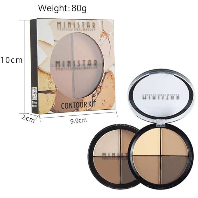 Contour and Highlight Palette Powder Contour Kit Concealing,