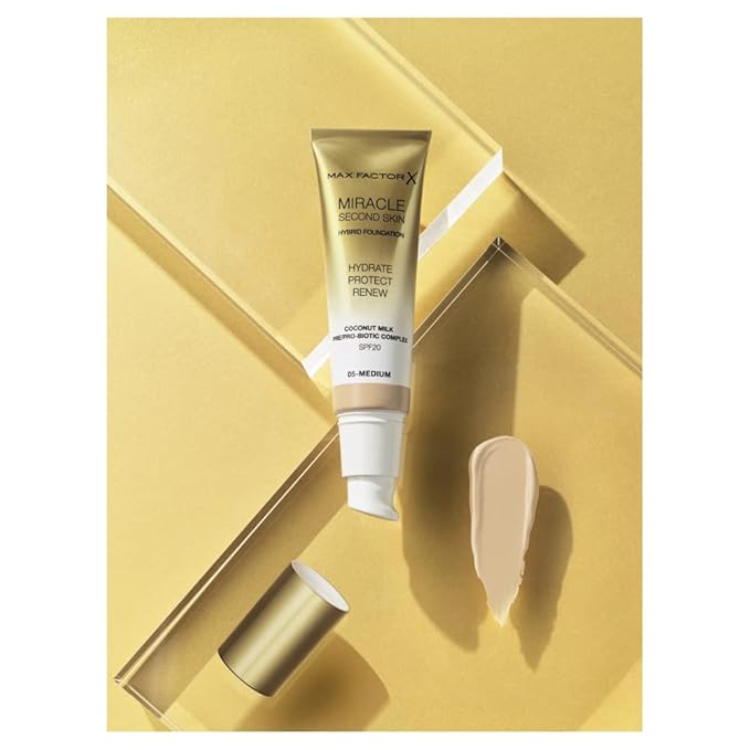 Max Factor Miracle Second Skin Foundation SPF 20-04 1.01 oz
