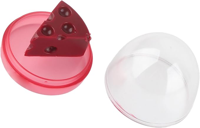 Cheese Shaped Lip Balm, Moisturizing Nourishing 0.3oz(01)