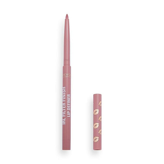 Makeup Revolution IRL Filter Finish Lip Liner Definer Chai Nude Waterproof Long Lasting Set with Matching Lipsticks or Lip Gloss