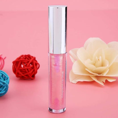 ZJchao Glossy Lipstick Lip Gloss, Waterproof Moisturizing Lipstick Glossy