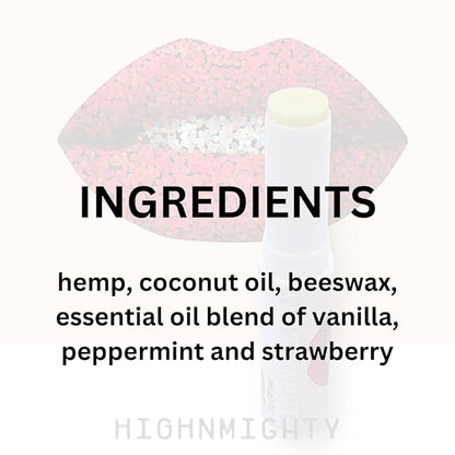 Moisturizing Hemp Strawberry Mint Lip Balm