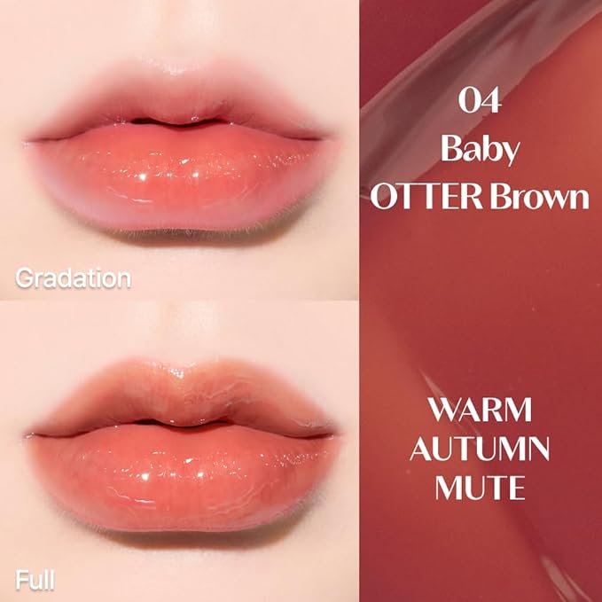 ETUDE Over Glowy Tint #4 Baby OTTER Brown Glowy