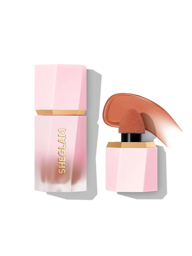 SHEGLAM Liquid Blush Makeup for Cheeks Matte Finish Birthday Suit