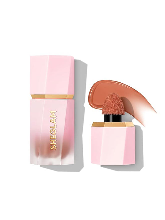 SHEGLAM Liquid Blush Makeup for Cheeks Matte Finish Birthday Suit