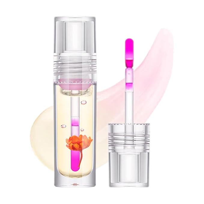 Mysense Color Changing Lip Oil, Magic Lip Gloss Changing
