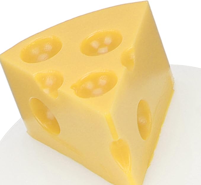 Cheese Shaped Lip Balm, Moisturizing Nourishing 0.3oz(02)