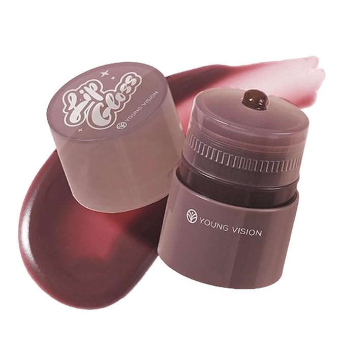 Tinted Lip Balm, Twist Dispenser Hydrating Lip Gloss, Lightweight, Shiny Melting Lip Gloss, Comfortable, Non-Sticky, Lip Mask Friendly(05#)